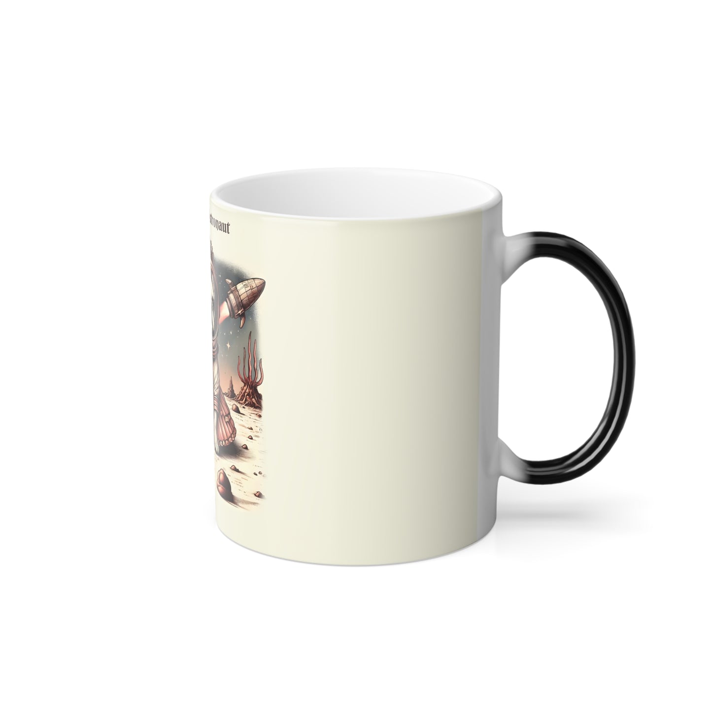 Princess Astronaut French Bulldog Magic Mug