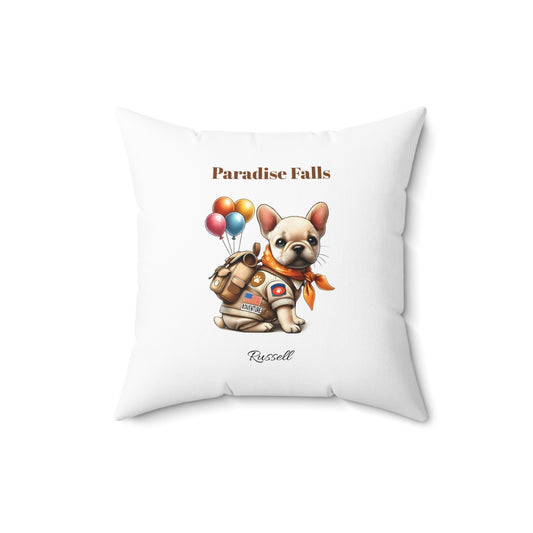 Paradise Falls French Bulldog UP! Pillow