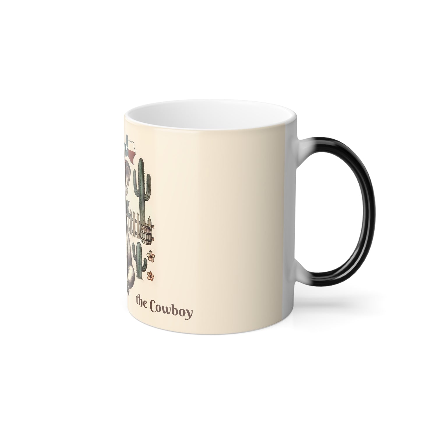 Cowboy French Bulldog Magic Mug