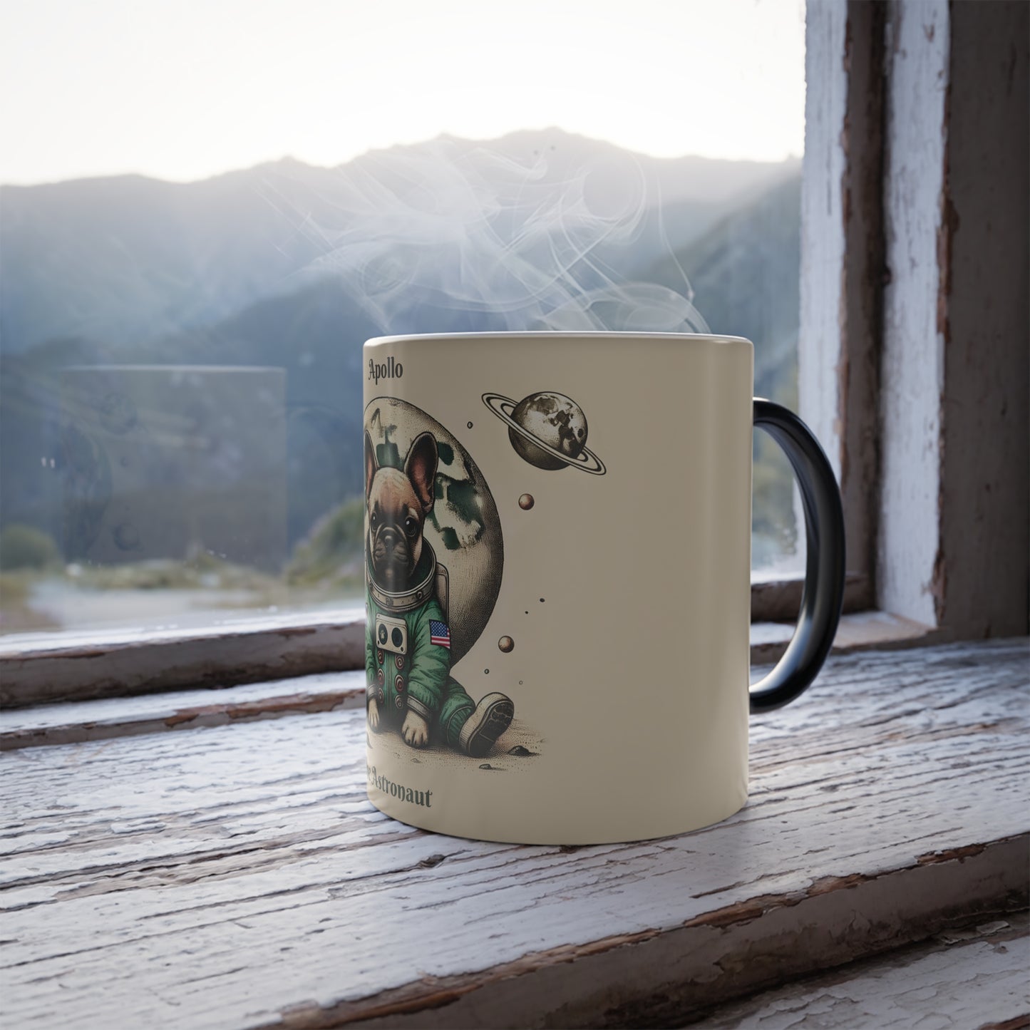 Astronaut French Bulldog Magic Mug