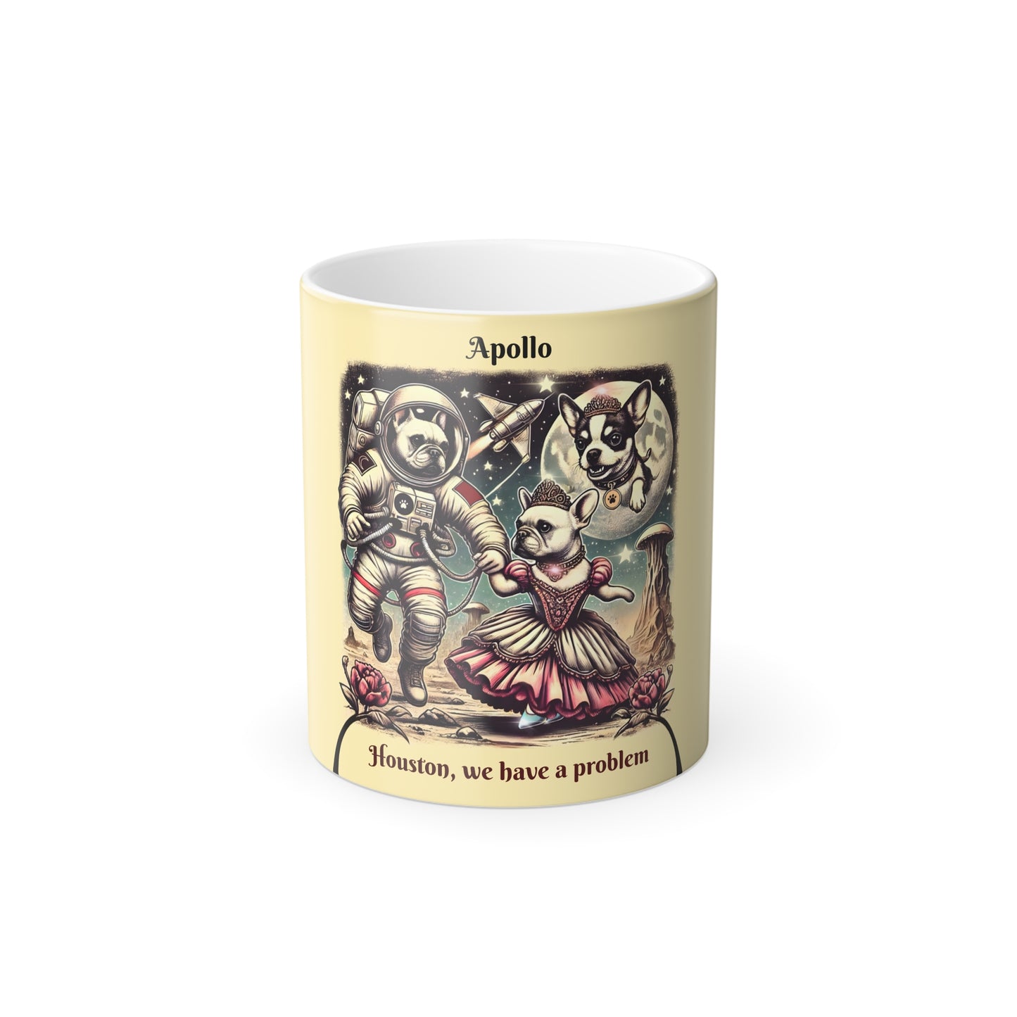 Space French Bulldog & Chihuahua Magic Mug