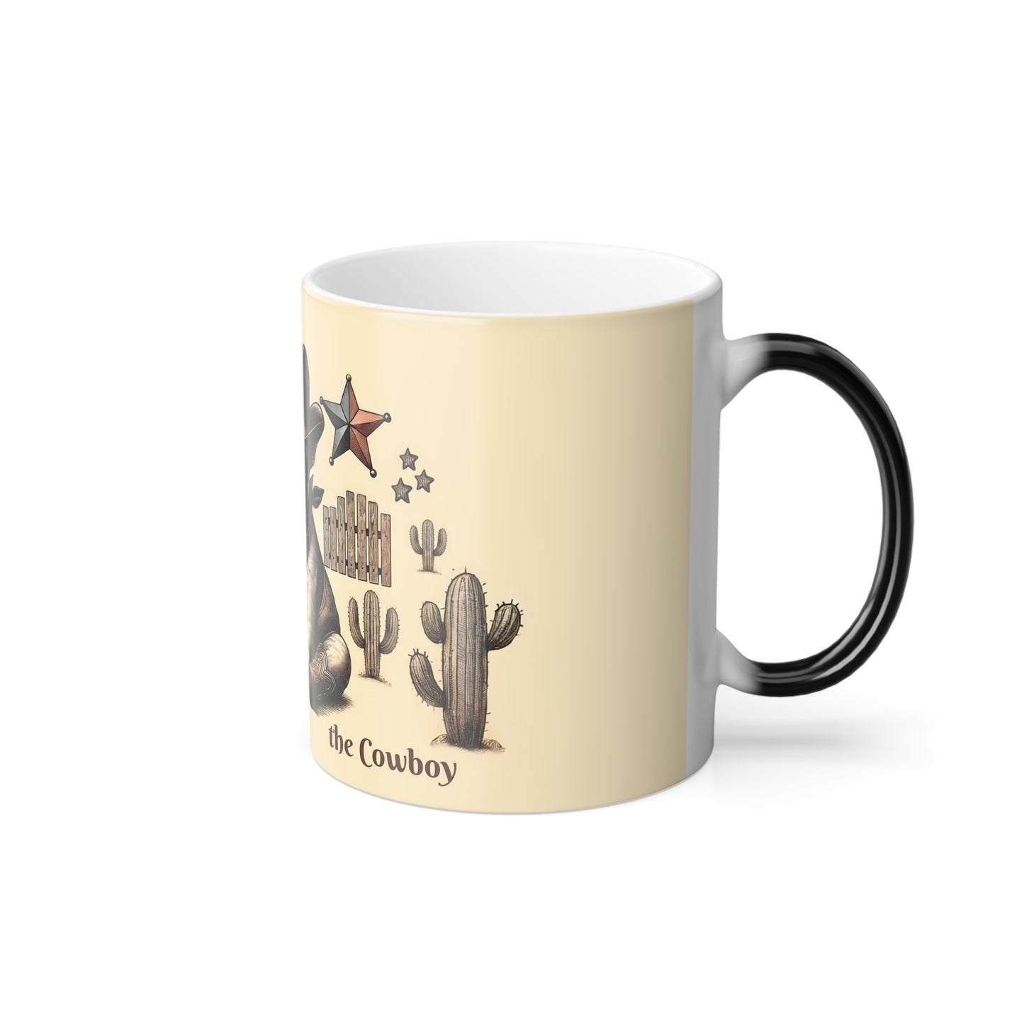 Cowboy French Bulldog Magic Mug